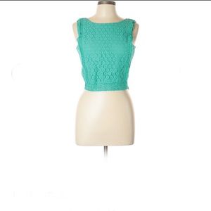 Monocracy Teal Sleeveless Blouse
